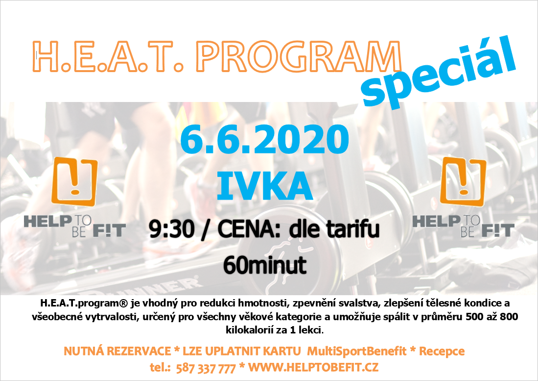 H.E.A.T. Program 6.6.2020 s Ivkou!