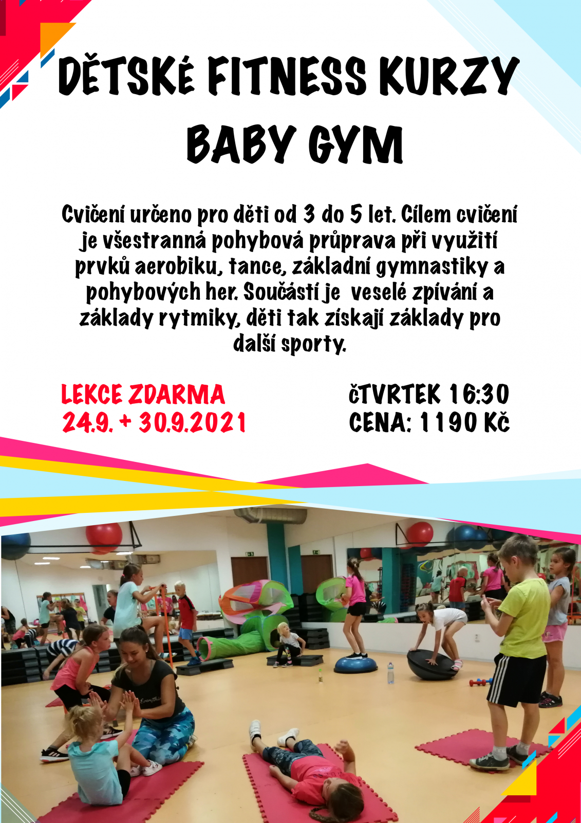 Baby gym od 23.9.2021!