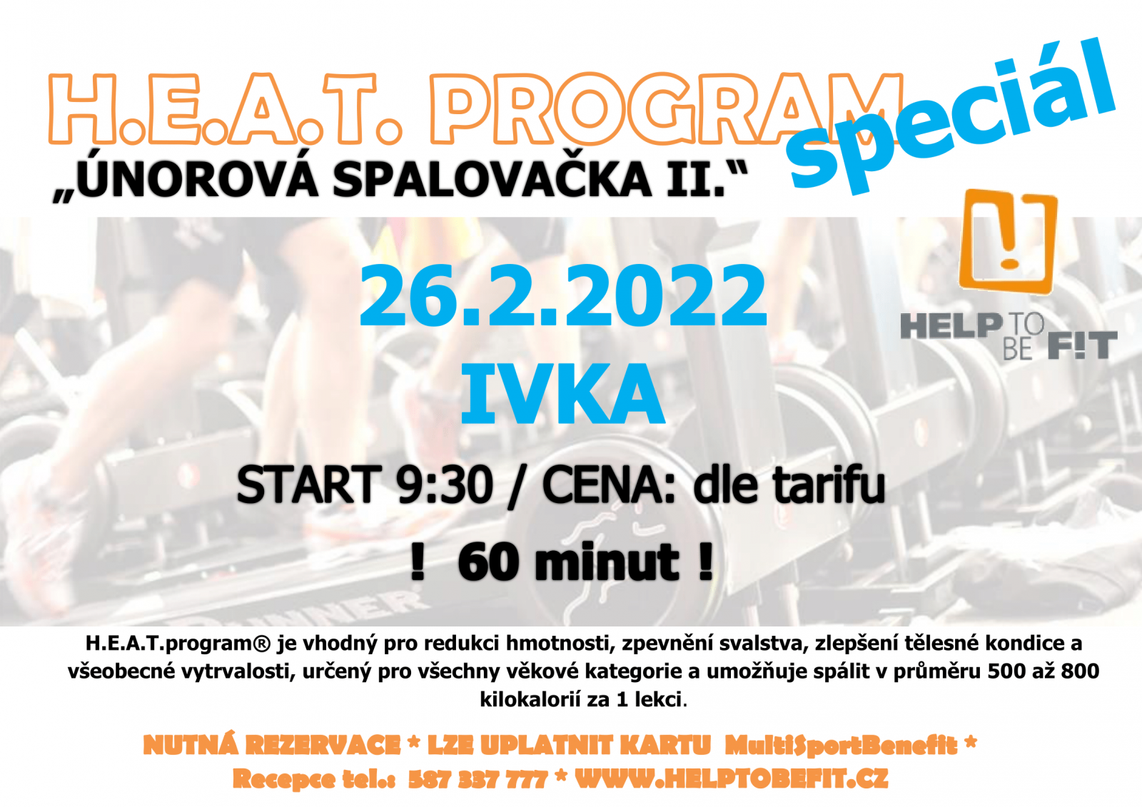H.E.A.T. Program 26.2.2022 s Ivkou!