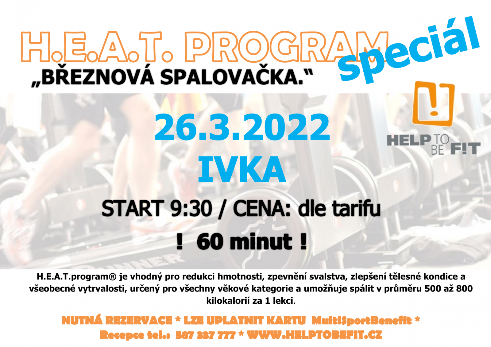 H.E.A.T. Program 26.3.2022 s Ivkou!