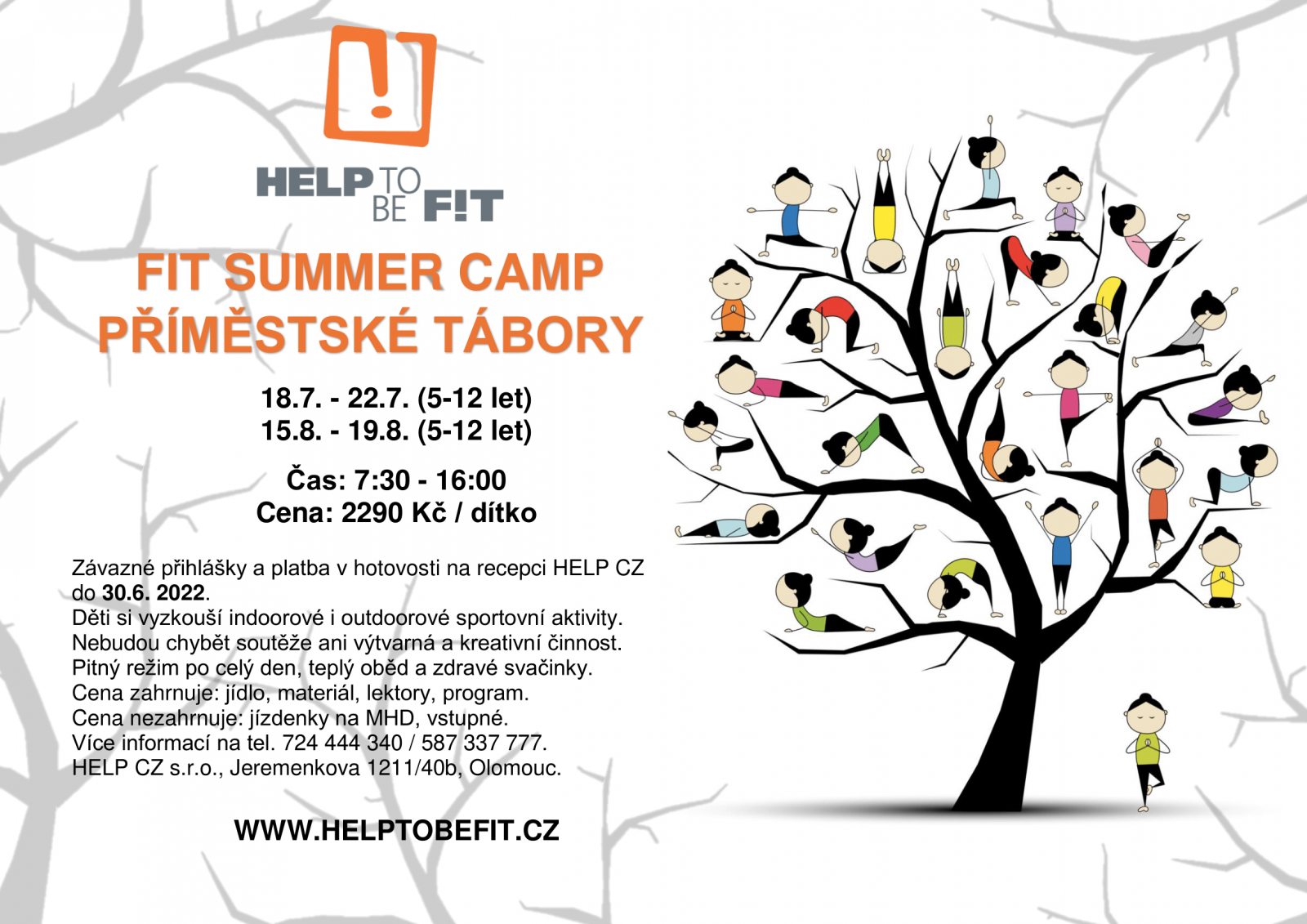 Příměstské tábory 2022!