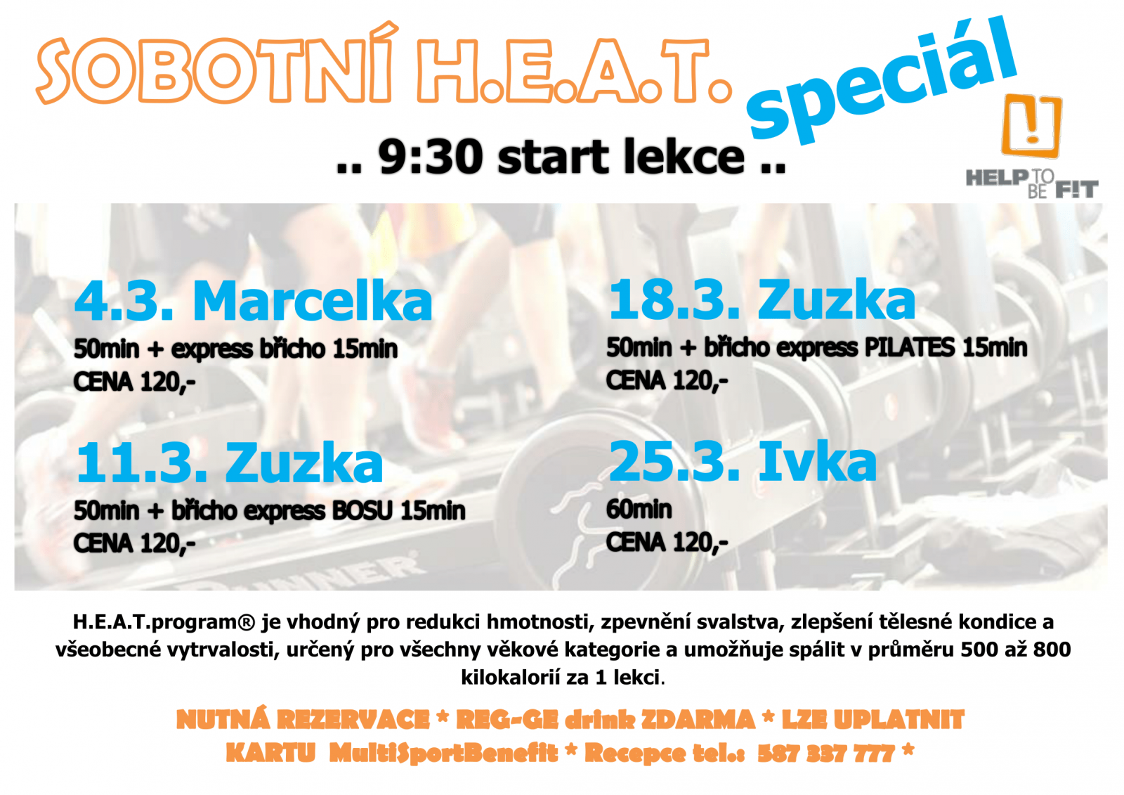 Sobotní speciály v březnu na H.E.A.T. Programu!