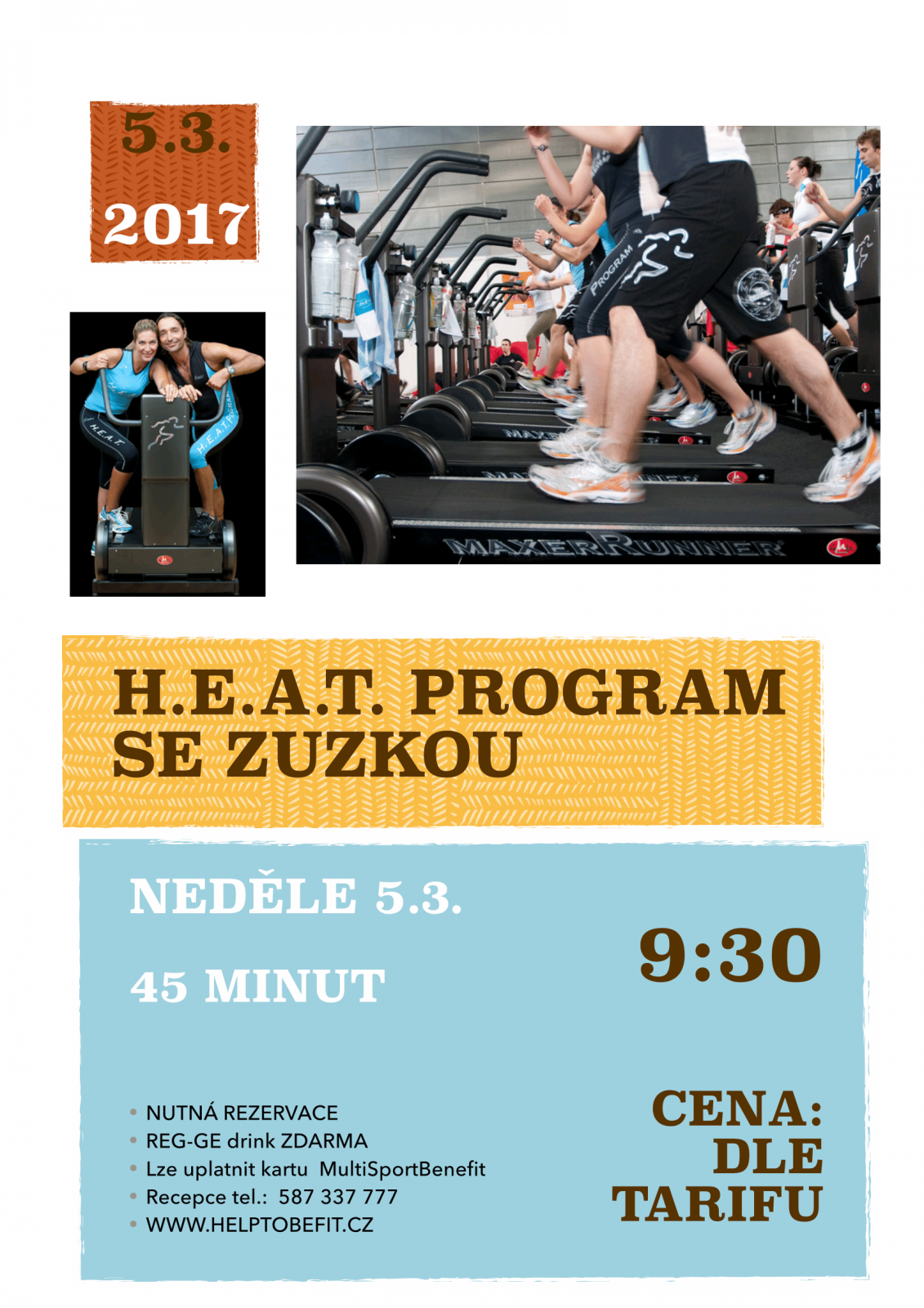Neděle 5.3.2017 s H.E.A.T. Programem!