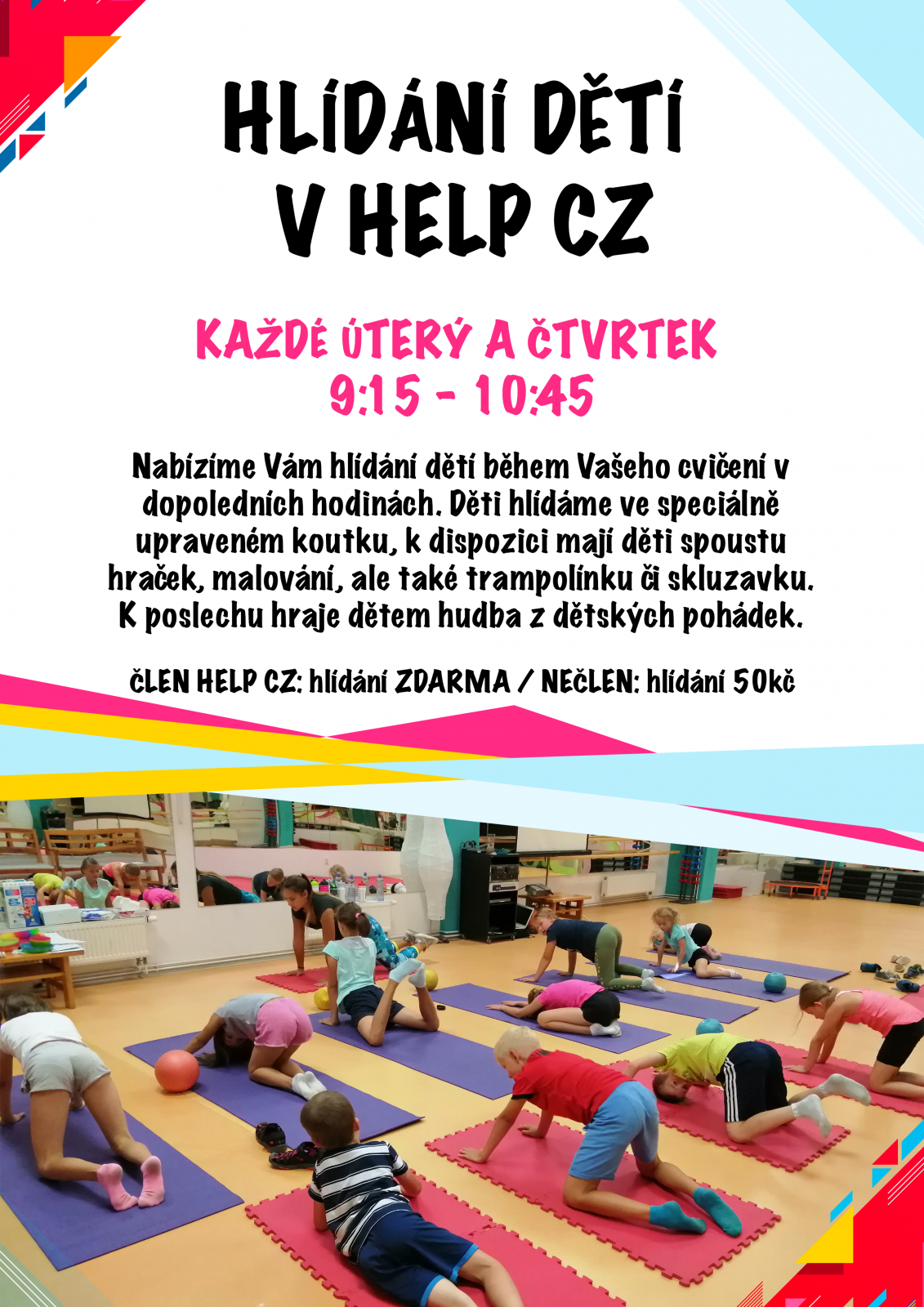 Hlídání dětí v HELP CZ!
