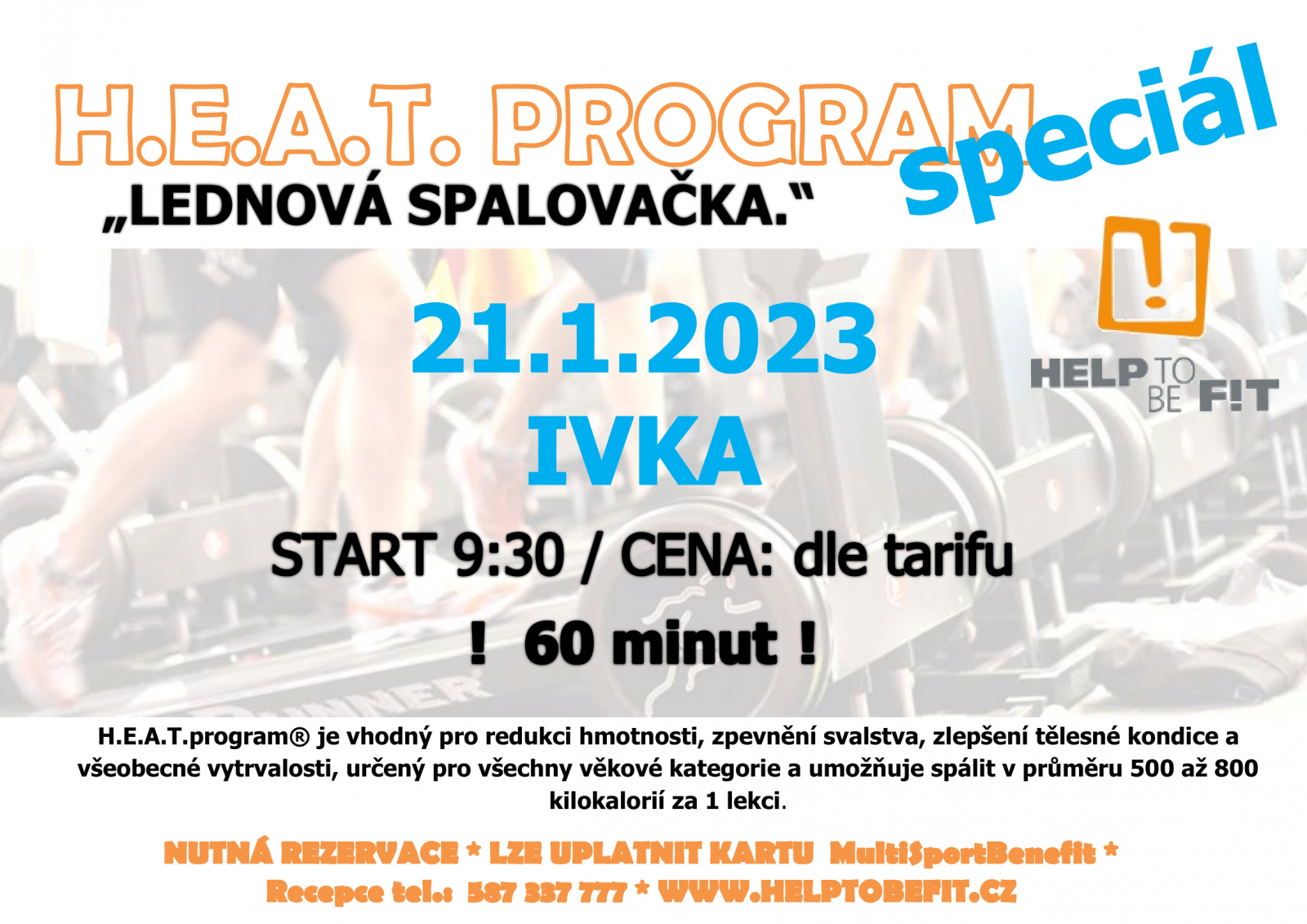 H.E.A.T. Program 21.1.2023 s Ivkou!