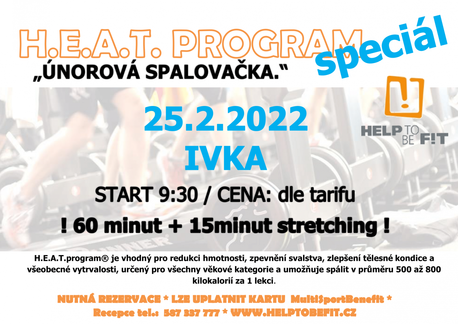 H.E.A.T. Program 25.2.2023 s Ivkou!