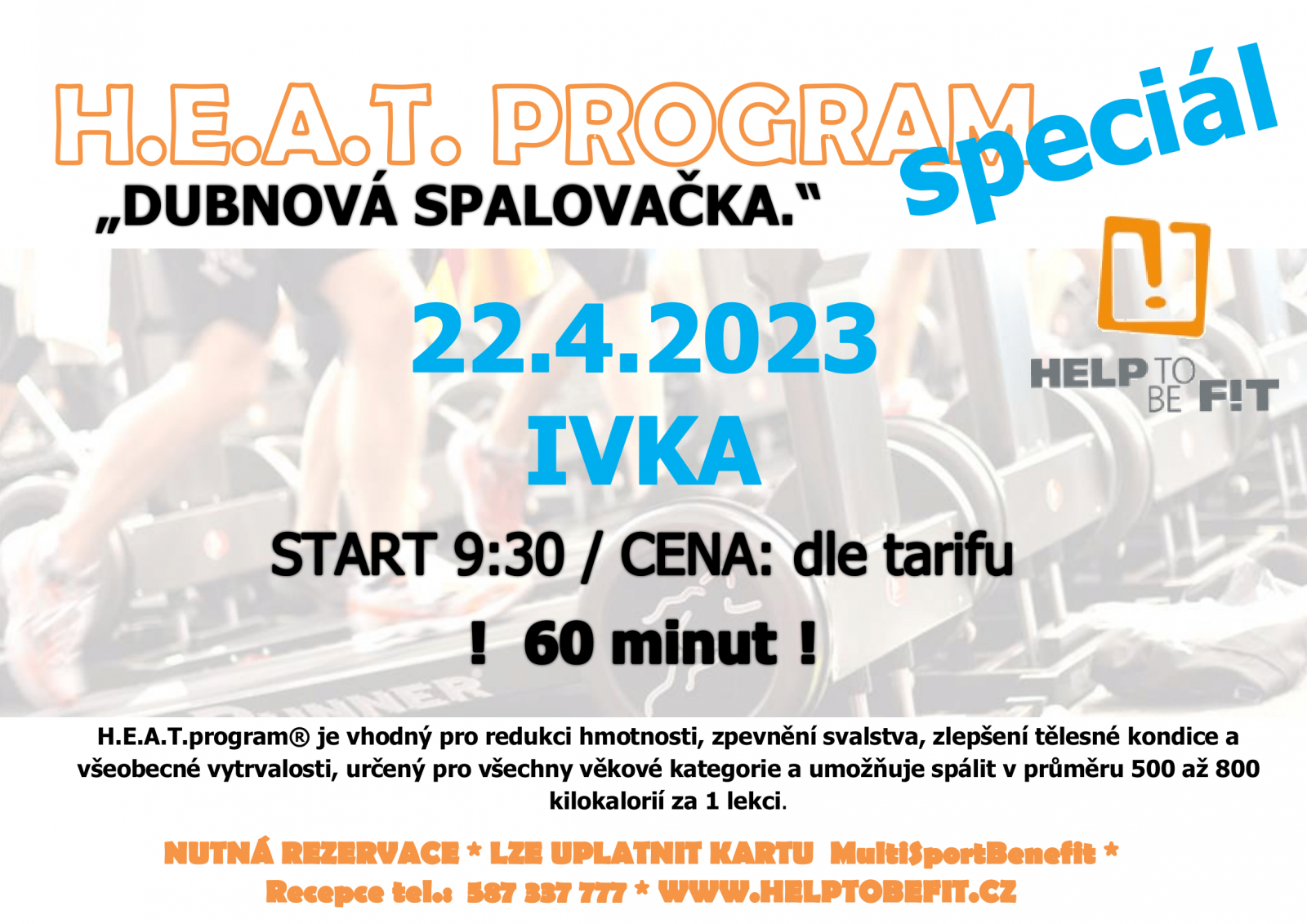 H.E.A.T. Program 22.4.2023 s Ivkou!