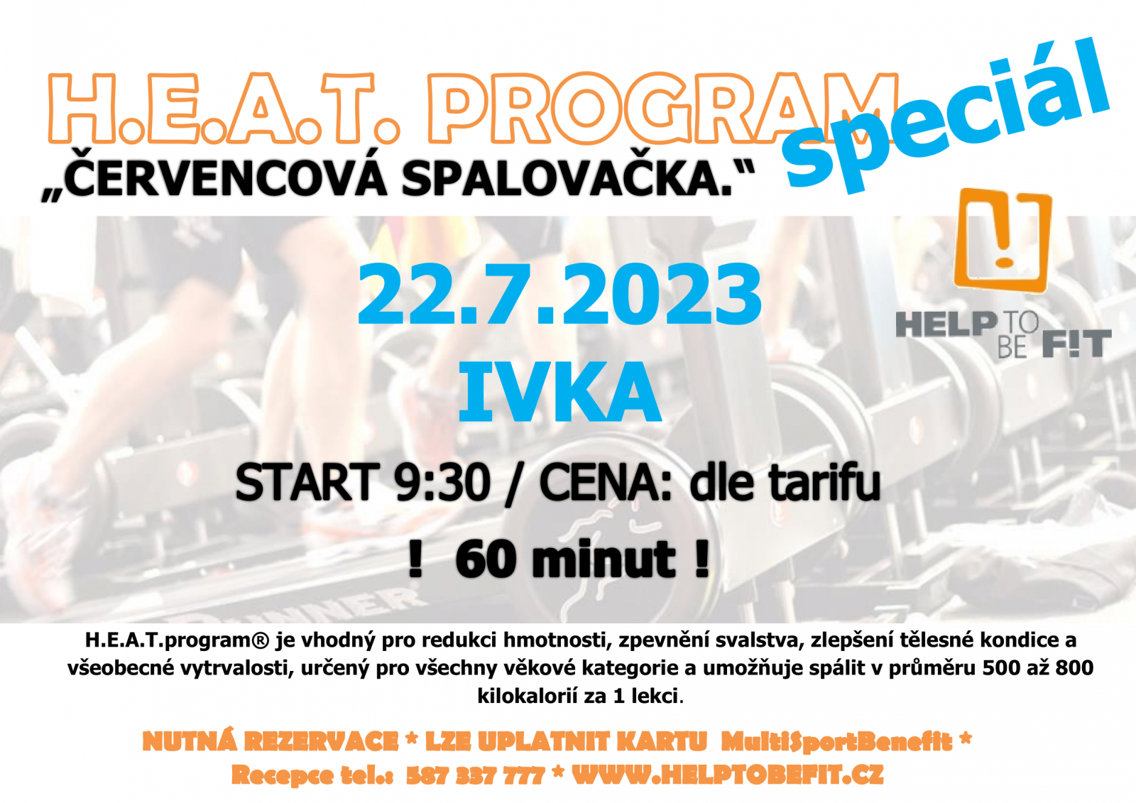 H.E.A.T. Program 22.7.2023 s Ivkou!