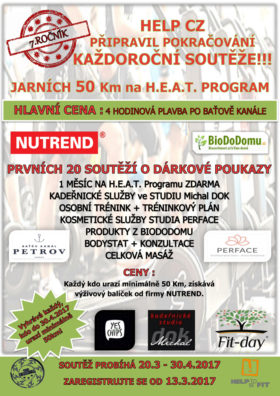 50 JARNÍCH KILOMETRŮ NA H.E.A.T. Programu!