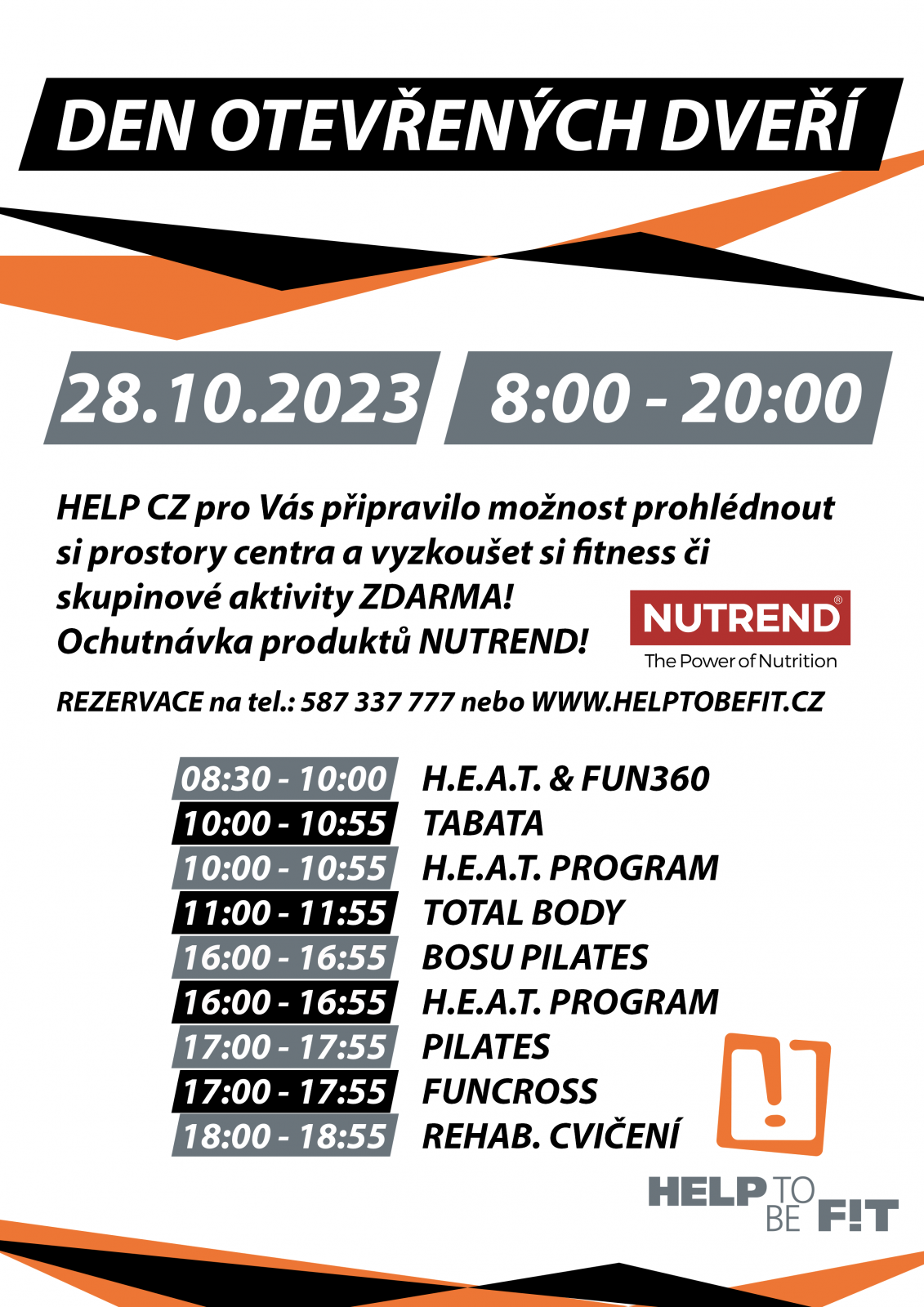 28.10.2023 - DEN OTEVŘENÝCH DVEŘÍ v HELP CZ! 