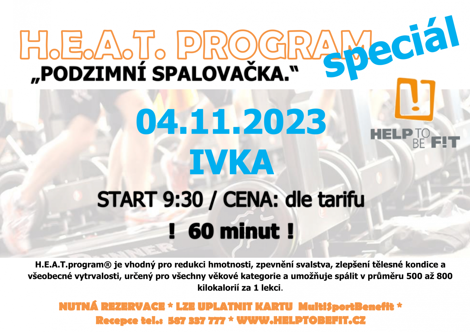 H.E.A.T. Program 4.11.2023 s Ivkou!