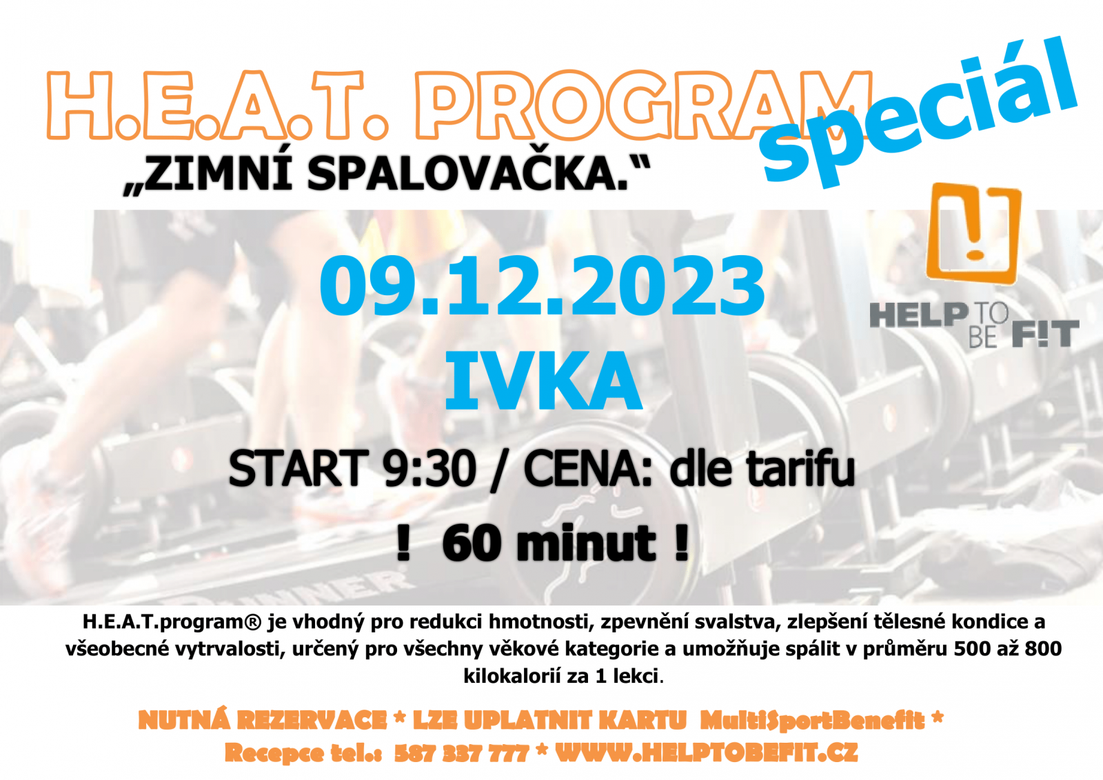 H.E.A.T. Program 9.12.2023 s Ivkou!