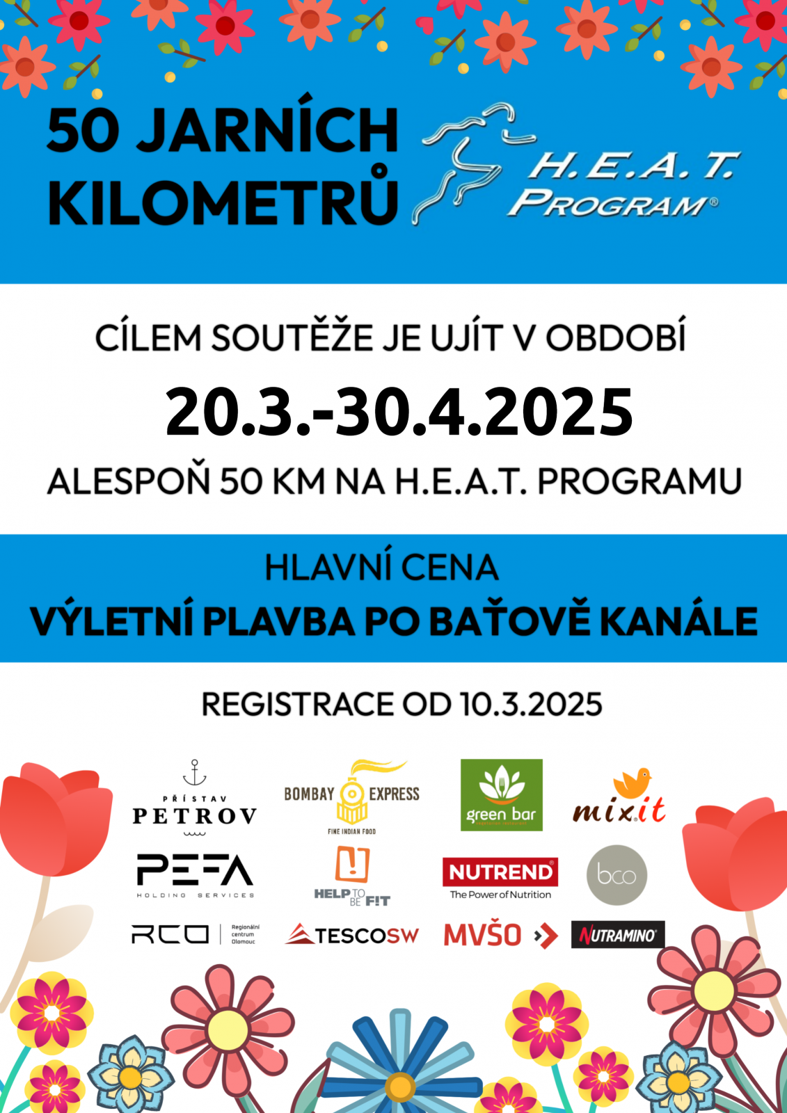 12. ročník "50 JARNÍCH KILOMETRŮ"!