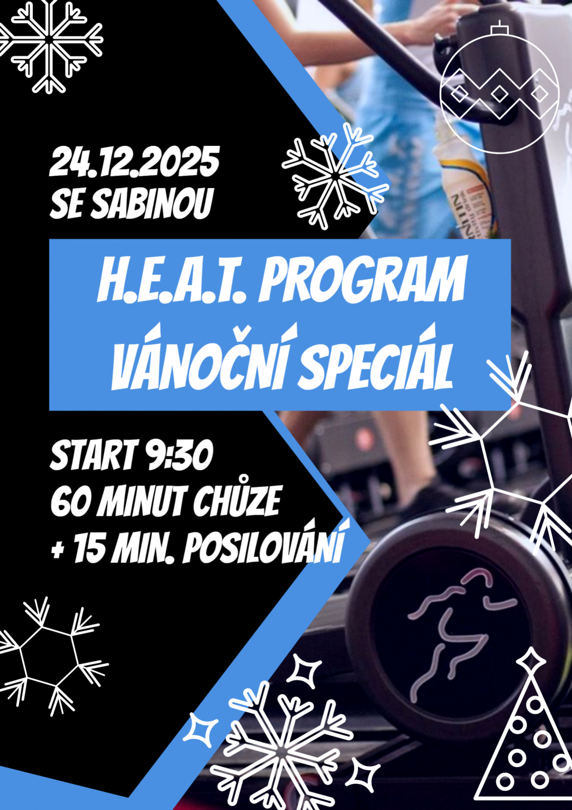 Vánoční H.E.A.T. Program se Sabinou!