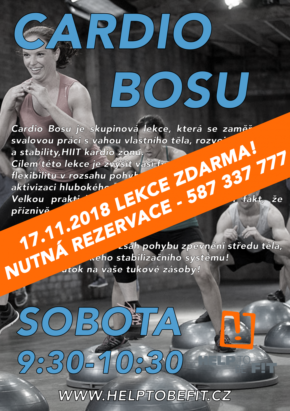 Nové lekce CARDIO BOSU!
